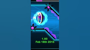 THE HISTORY OF GEOMETRY DASH UPDATES