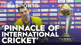 Pat Cummins: Cricket World Cup title a moment to remember - Press Conference | Wide World of Sports