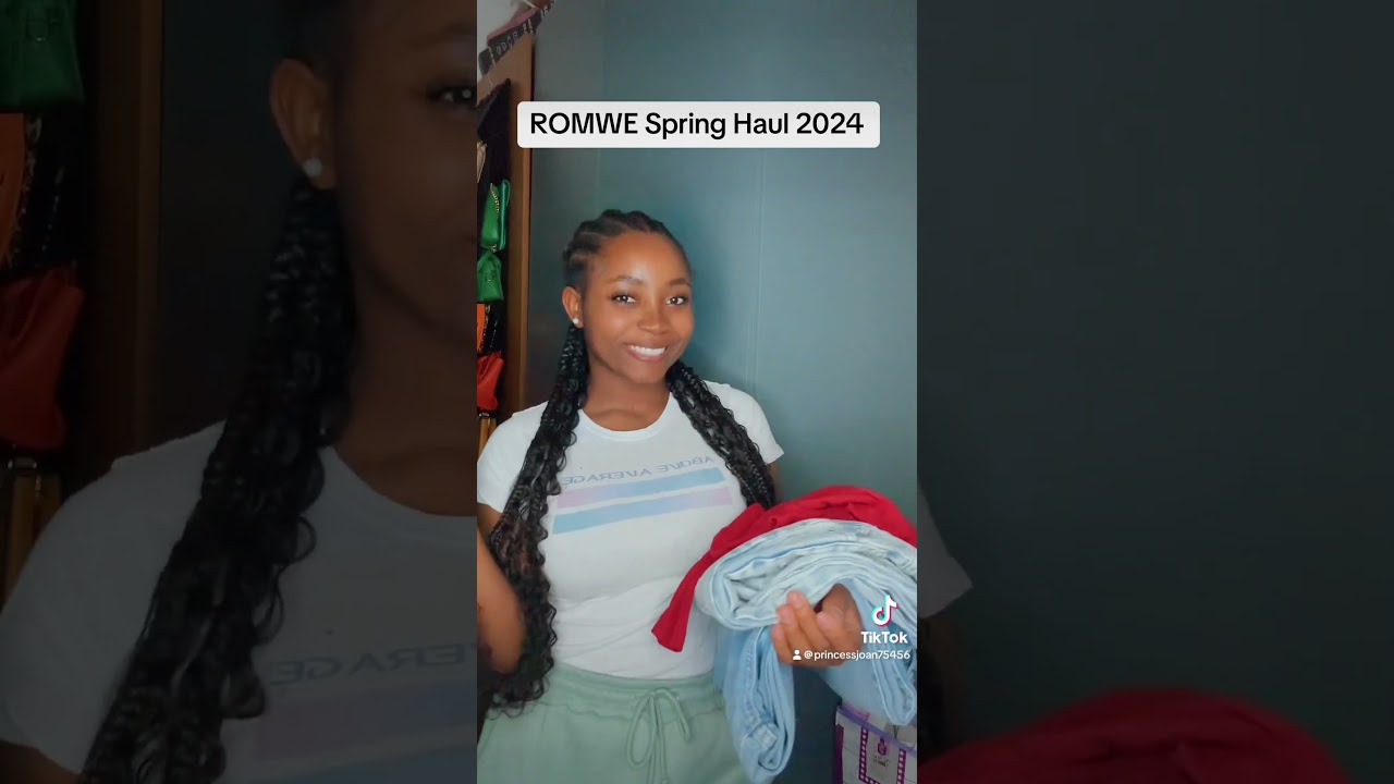 Romwe Sprin Haul 2024 