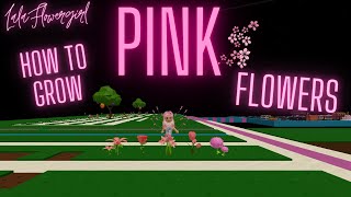 How to grow PINK flowers in Roblox Islands