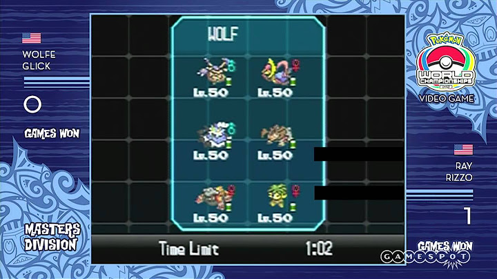 Pokemon Video Game Finals - World Championship 2012