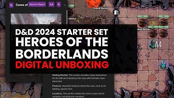 D&D 2024 Starter Set: Heroes of the Borderlands | Roll20 Unboxing