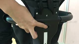 2 Way Facing Foldable Magic stroller, how to change seat facing