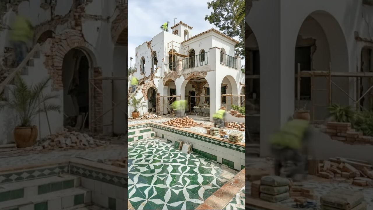 Abandoned house restoration by fast team 