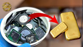видео: Извлечение золота из 500 граммов чипов BGA | Сколько золота в BGA-микросхемах? картинка: Извлечение золота из 500 граммов чипов BGA | Сколько золота в BGA-микросхемах?