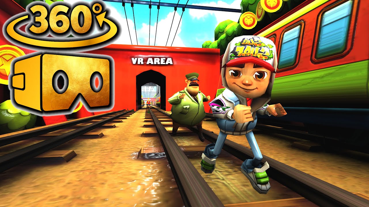 SUBWAY SURFERS 360° - PC // VR 360° Virtual Reality Experience 