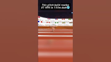 Deze glitch-build bereikt 87 MPH in een 100m-sprint #viral #shorts #speedstars #30mph #fastbuild