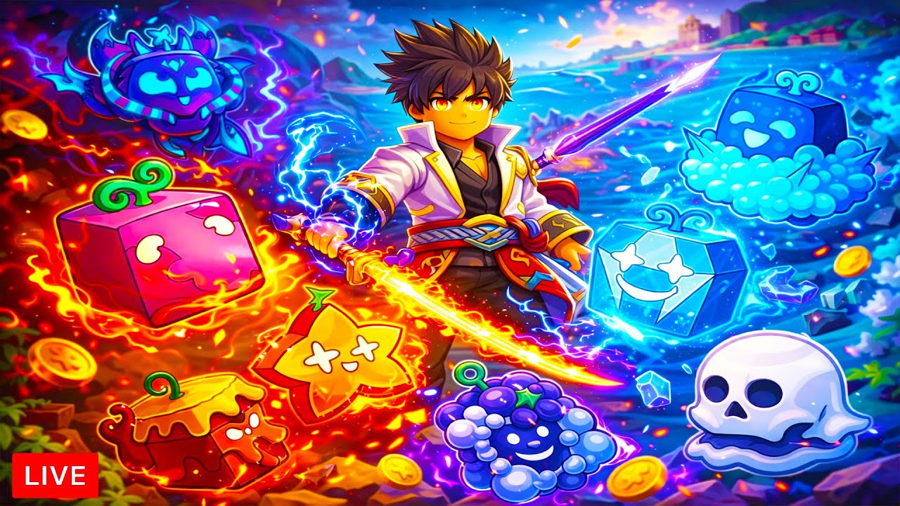 🔴Live - DAY 10 OF GRINDING BLOX FRUITS 🔴  