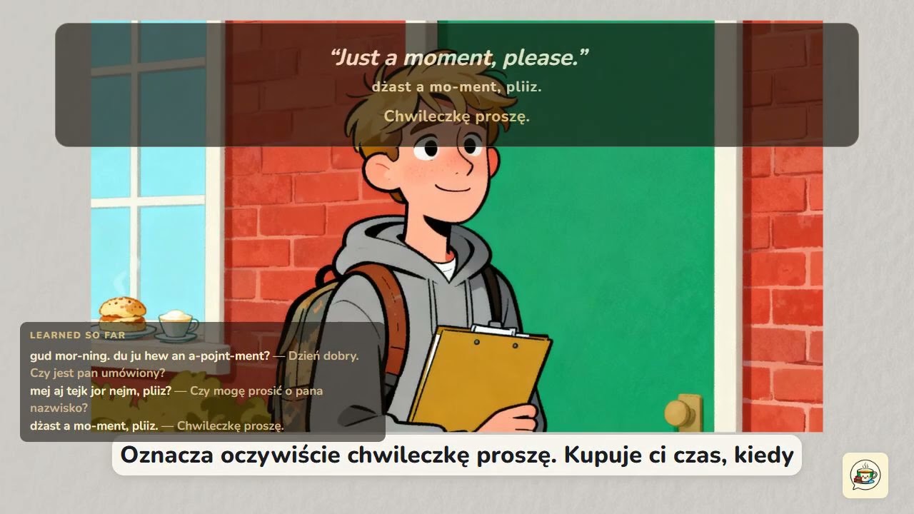 Lekcja 09 · Przepraszam, pani Clarke