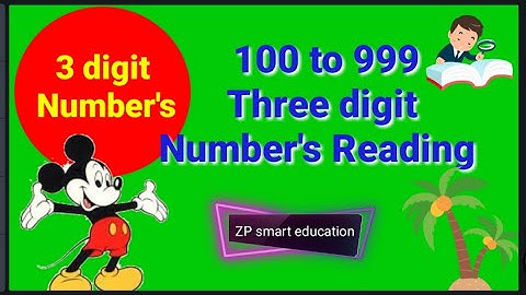 Three digit numbers | तीन अंकी संख्यावाचन | Tin Anki Sankhya Vachan | How to read 3 digit numbers ,
