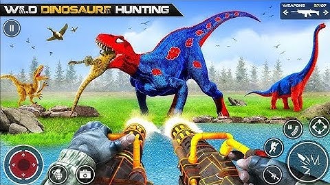 Wild Dinosaur Hunter 3D Game:zoo Hunter – Android Gameplay