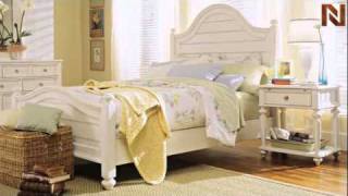 Camden White Panel Bed Set - American Drew, Camden - Light Collection 920-312R-Set