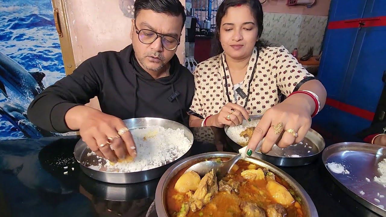 জয় ঠান্ডায় মাংস আবদার করে ফেঁসে গেল - শেষে মুলো সেদ্ধ খাসির মাংস খেতে হলো | Lunch | Mutton Kosha