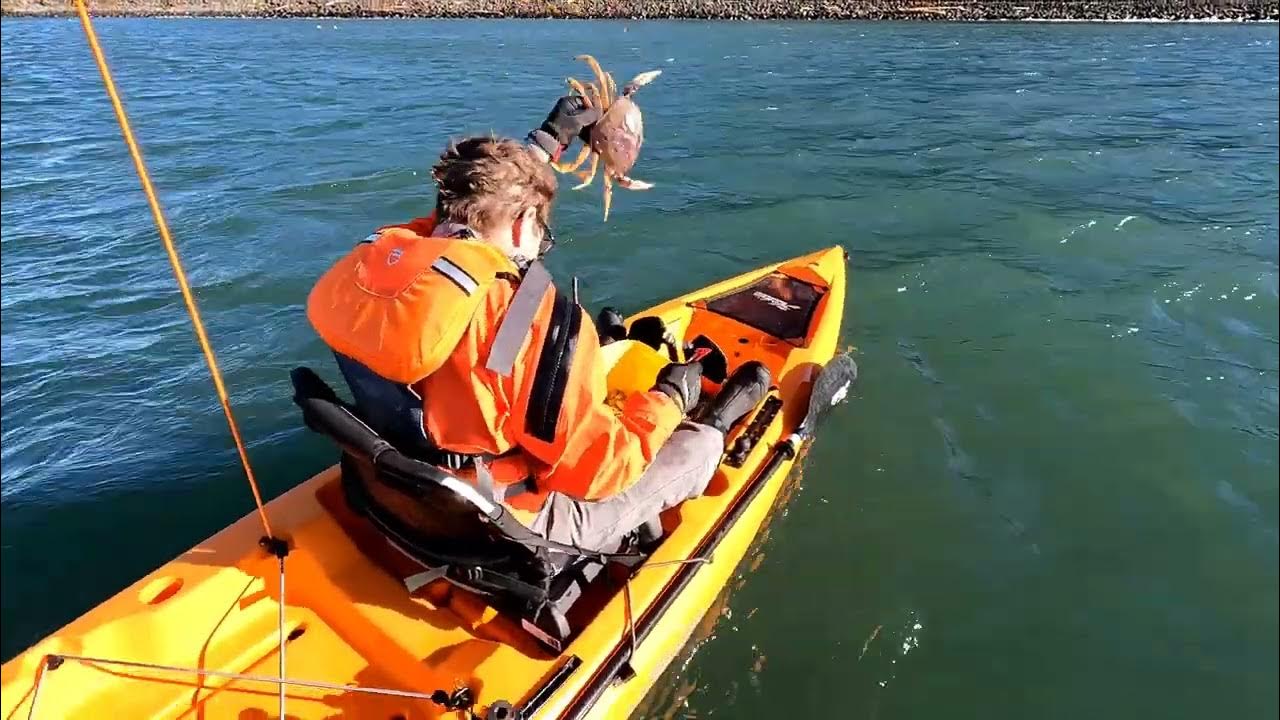 Oregon kayak crabbing at Winchester Bay YouTube