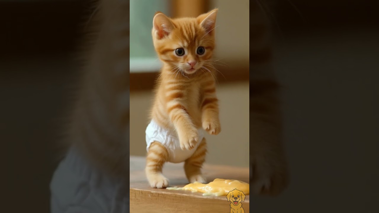 🎈😹 Little cat and apricot jam #cat #cute #funny #funnycats #shorts