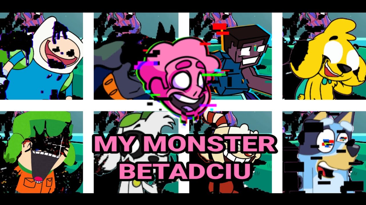 FNF My Monster but every turn a different character is