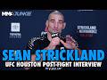 Sean Strickland targets 'bully' Khamzat Chimaev after upset of 'Fluffy' | UFC Houston