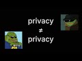 two types of privacy