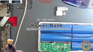 Power Bank Charging okay, but No Output Voltage  #PGT.