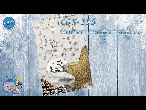 DIY-idee met de CUT-IES Winter Wonderland Kerst bal | Kippers Hobby