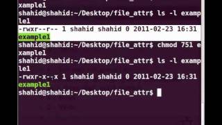 Linux File Attributes English video