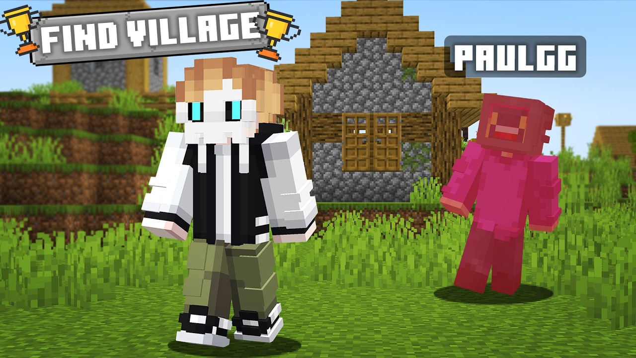 Find The Minecraft Structure, WIN THE GAME!