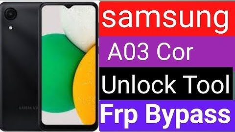 Samsung A03 Core frp Bypass Unlock Tool 2025