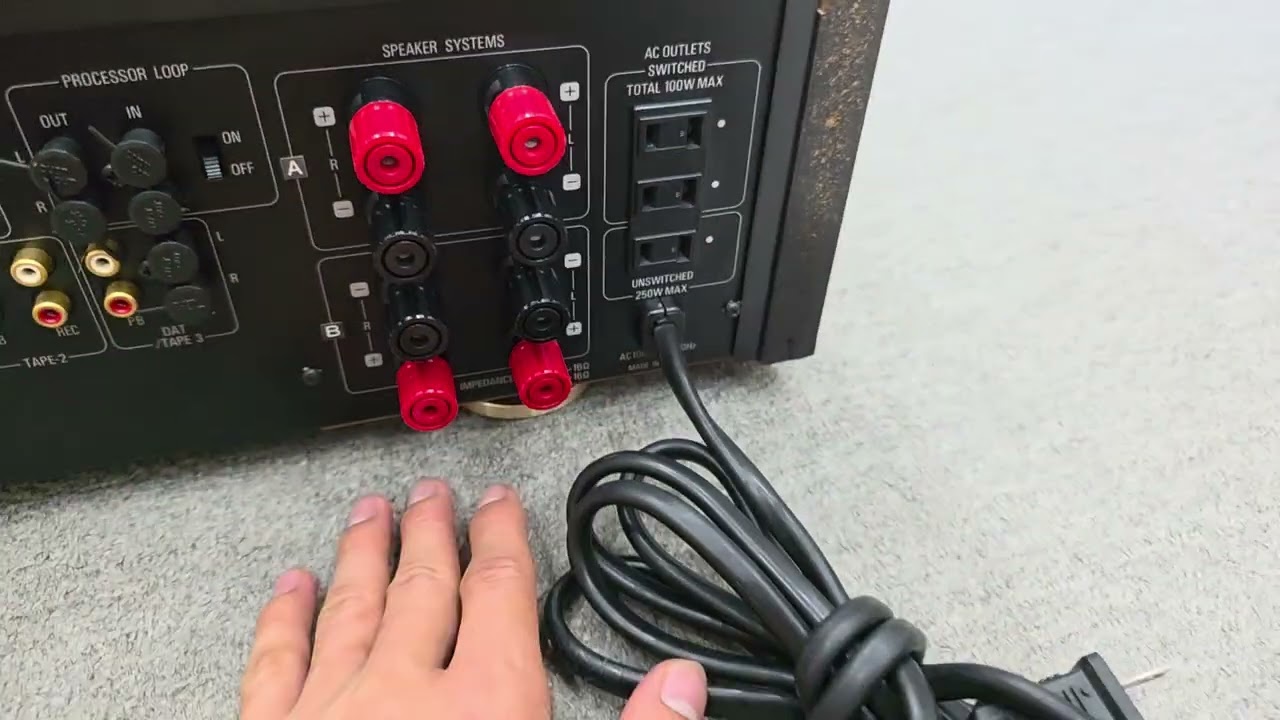 Check that there is no second unit available - DENON PMA 1010D