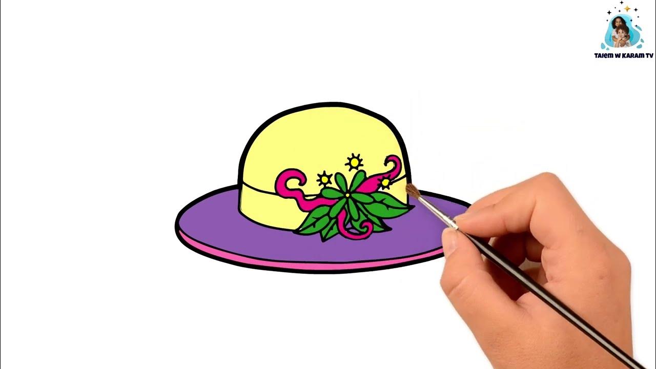 How to draw a Hat easy step by step drawing for beginners to HD Drawing