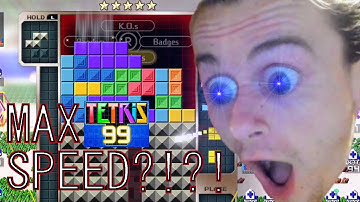 Tetris 99 Invictus Reaches MAX DROP SPEED?!?!?!