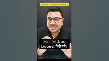 How to Become Assistant Professor After M.Com | Teaching Career After Mcom | #shorts #shortsfeed