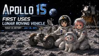 Today in History | July 31 | Apollo 15 First Uses Lunar Roving Vehicle (1971) | SEVEN FAN