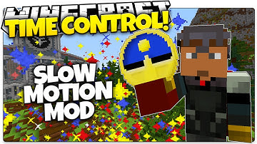 Minecraft Mods | SLOW MOTION MOD | Control ALL Time Around You! (Minecraft Mod Showcase)