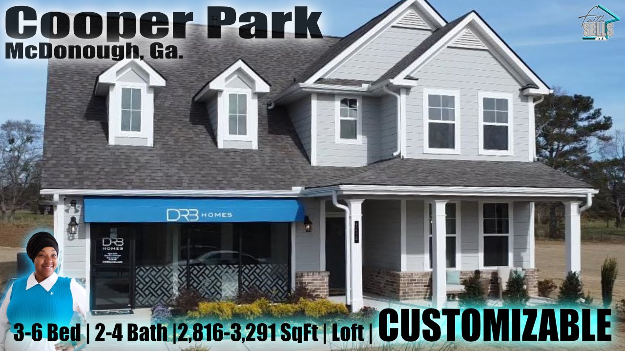 New Contruction Home McDonough, GA Customized Plan Large Island