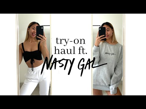 MY NEW CLOSET STAPLES! // Try-On Haul ft. NASTY GAL | THERESATRENDS