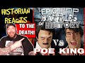 A Historian Breaks Down Stephen King vs Edgar Allen Poe | EVERY BAR EXPLAINED (ERB Reaction)