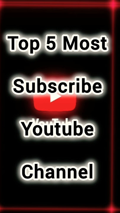 Top 5 most subscribed youtube channel || #shorts #youtube #youtuber #subscribers #subscribe