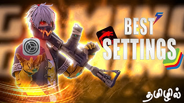 Bluestacks and MSI NEW best headshot free fire settings in TAMIL 🎯, Keymapping + Custom HUD