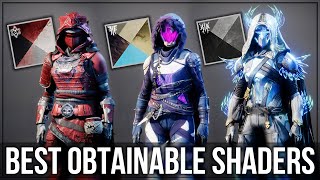 The Best Obtainable Shaders In Destiny 2! (Season 15)