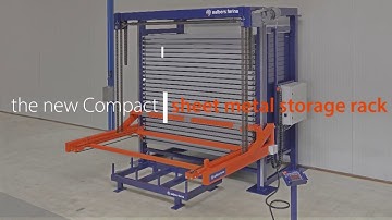 Sheet metal storage rack - Compact - 25 drawers