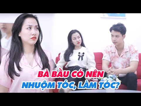 Video Bà bầu có nên nhuộm tóc, làm tóc? - youtube