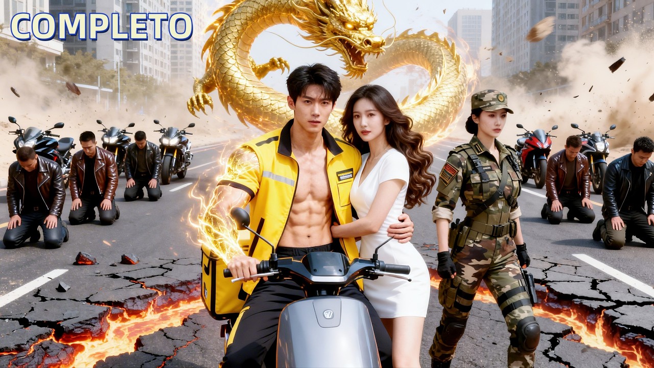 ⭐El repartidor común derrota a un ejército solo. ¡La bella rescatada se enamora locamente de él!