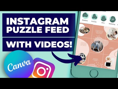 How to Make PUZZLE in Canva to Cut and Play. 