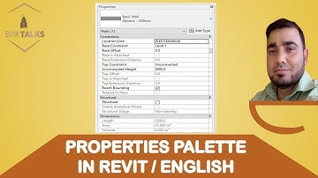 PROPERTIES PALETTE IN REVIT / ENGLISH