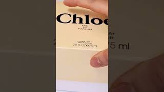 Chloé eau de perfum unboxing ASMR