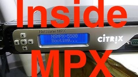 Look inside the NetScaler MPX 5500 (N90X)