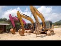 Excavator, Truck, Gunung, Truck Molen, Truck Container #membersihkanmainan #excavator