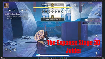 Destiny Rising - The Expanse Stage 30 Clear using Jolder