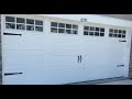 Classy garage door with 5 friends opening and closing