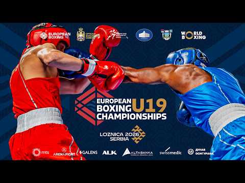Video U19 European Boxing Championships 2026, Loznica, Serbia - Semifinals RING B